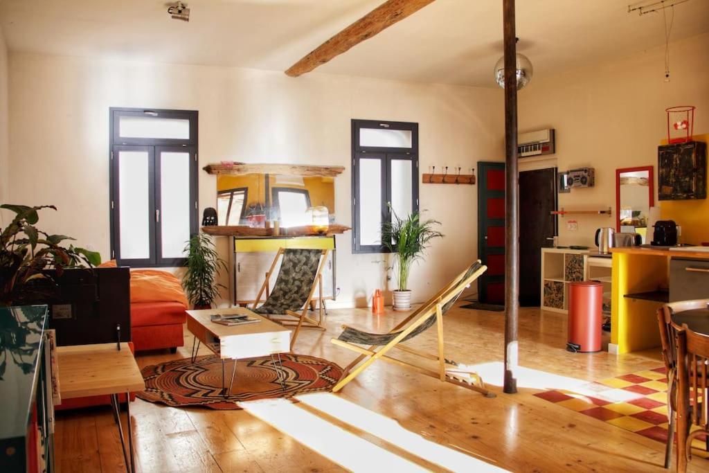 Artistic Loft, Downtown Montpellier, Wifi Apartment *
